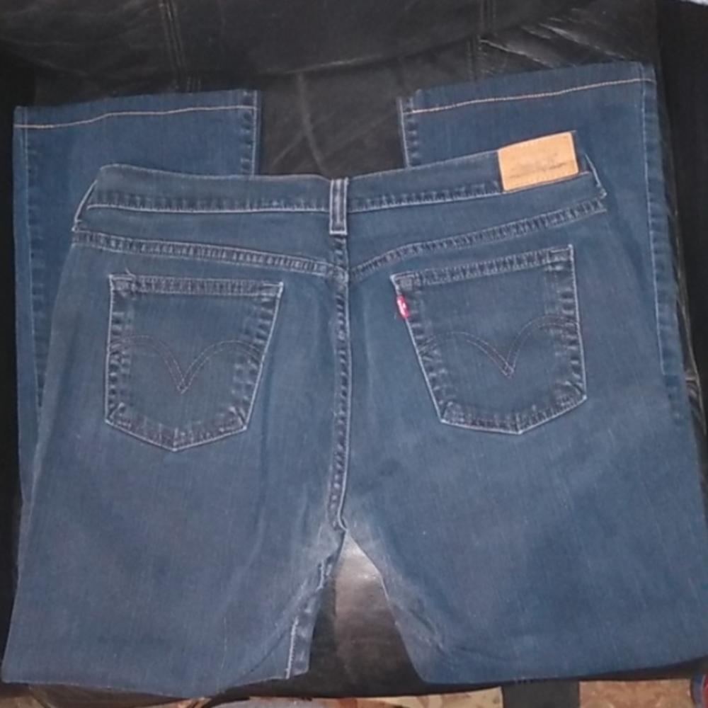 LEVI'S" 515 Bootcut Dark Denim Blue Jeans